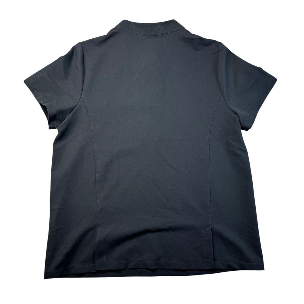 Jaanuu Scrub LOT Women's Medium Tall Black Top Pants Savi Tuck-In Stand-Collar - Picture 11 of 16